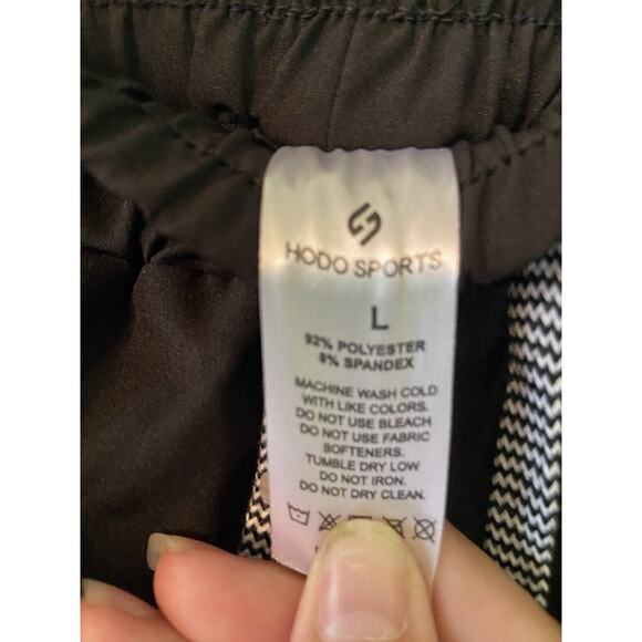 Hodo Sports Mens Black Shorts Size Large New With Tags Running Athletic Lining - Picture 3 of 4